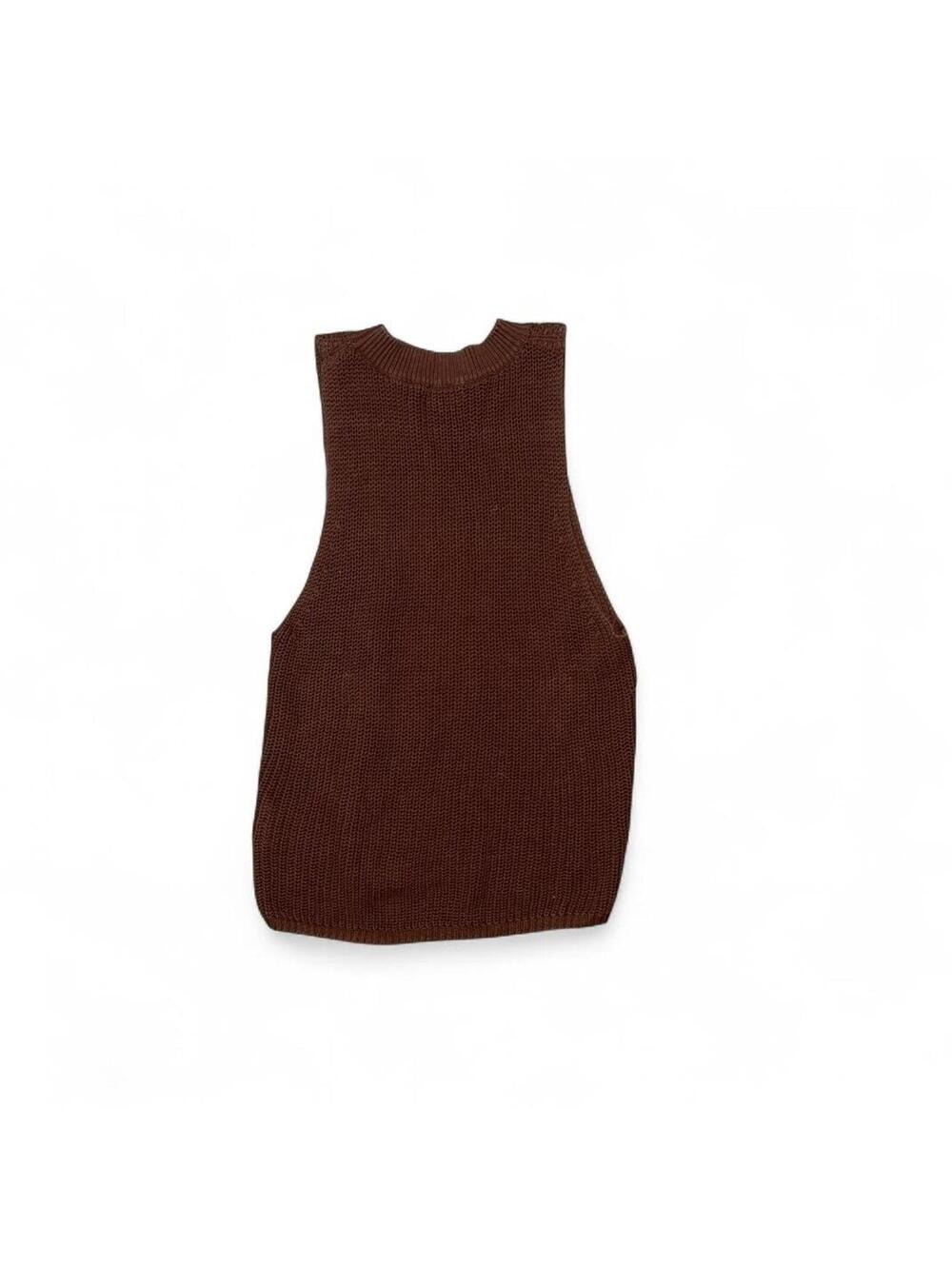Reformation brown sleeveless sweater - Picture 2 of 3